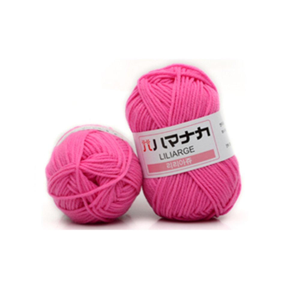 Beautiful Colorful Soft Warm Milk Cotton Hand Knitting Crochet DIY Yarn - Image 7