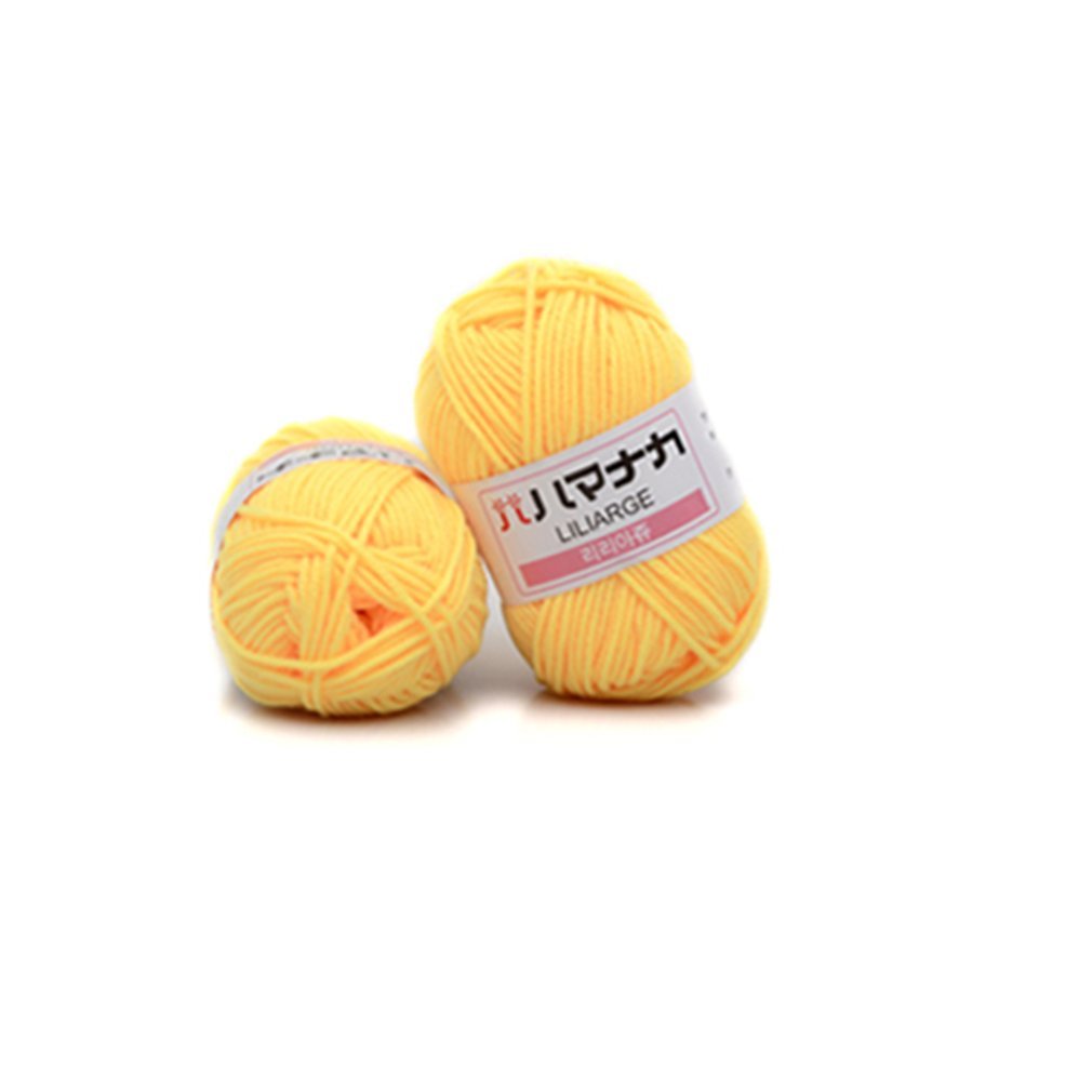 Beautiful Colorful Soft Warm Milk Cotton Hand Knitting Crochet DIY Yarn